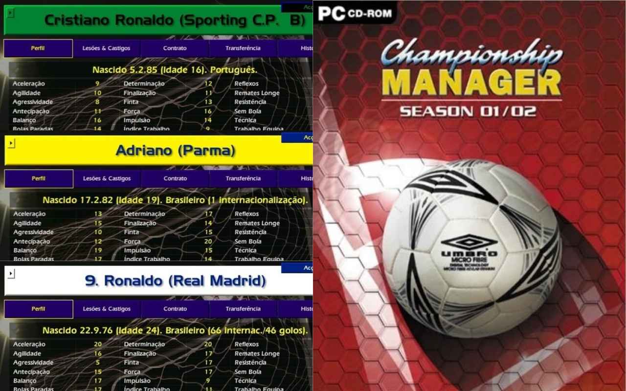 Lembra-se de 'Championship Manager 01/02'? Jogo completou 20 anos