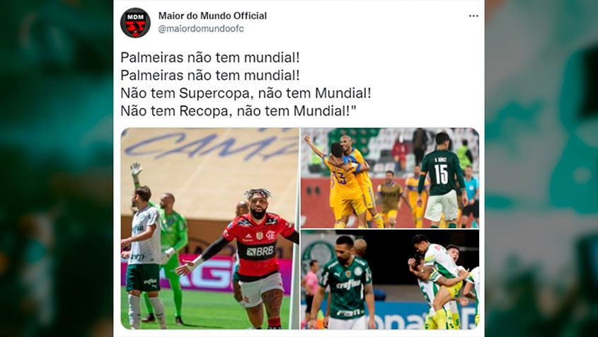 MÚSICA ATUALIZADA COM SUCESSO! O Palmeiras não tem mundial O