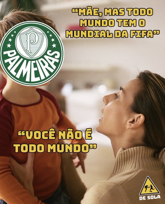 Memes de Palmeiras não tem Mundial - 31/10/2023 - Tec - Fotografia