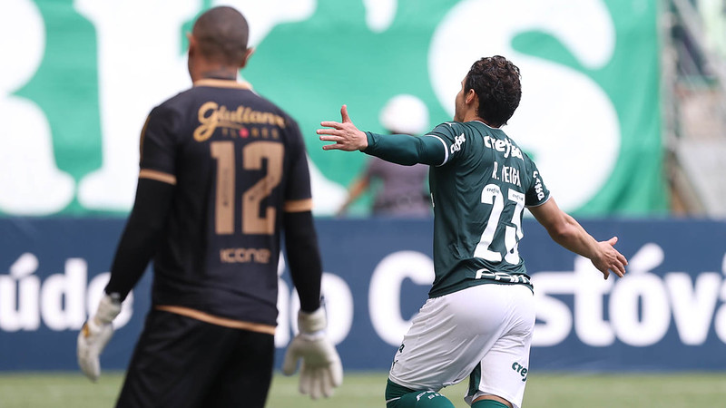 Sao Paulo, Brazil. 03rd Apr, 2022. SP - Sao Paulo - 04/03/2022 - PAULISTA  2022 FINAL, PALMEIRAS X SAO PAULO - Palmeiras players celebrate the title  of champion during the award ceremony