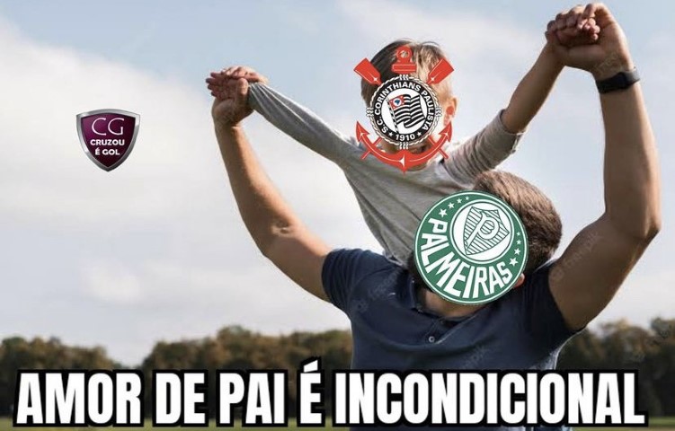 figurinhas do palmeiras zuando o corinthians