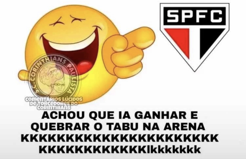 Meu Timão on X: HUMOR: Corinthians 6x1 São Paulo - Memes da