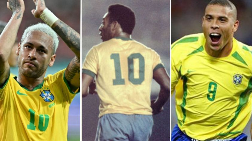 Os melhores jogadores da história da Seleção Brasileira