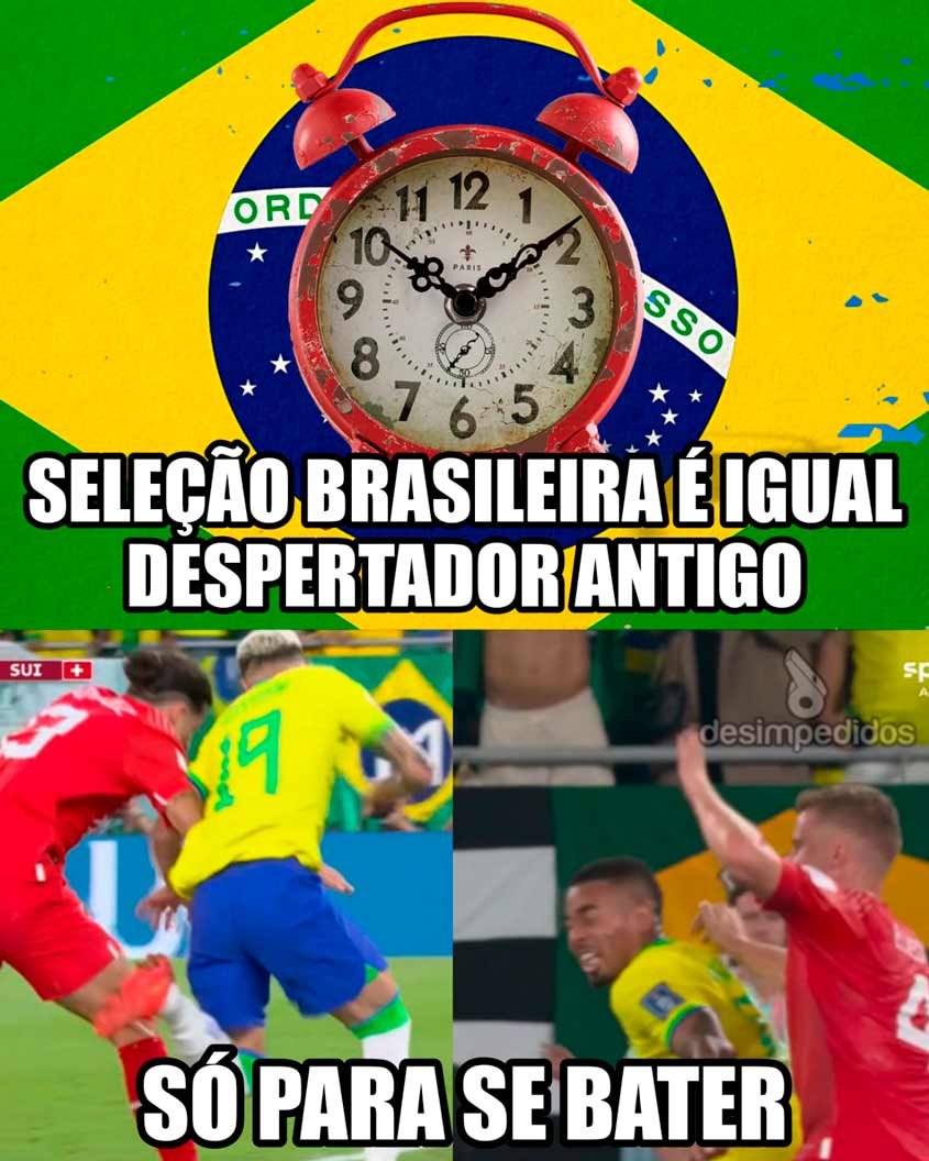 Jogo do Brasil contra Suíça enche internet de memes; veja os