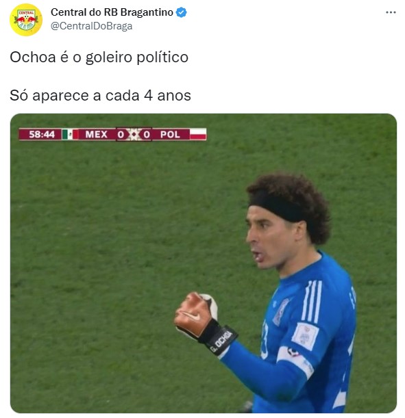 Simplesmente Ochoa: veja os memes de México x Polônia, Copa do Mundo