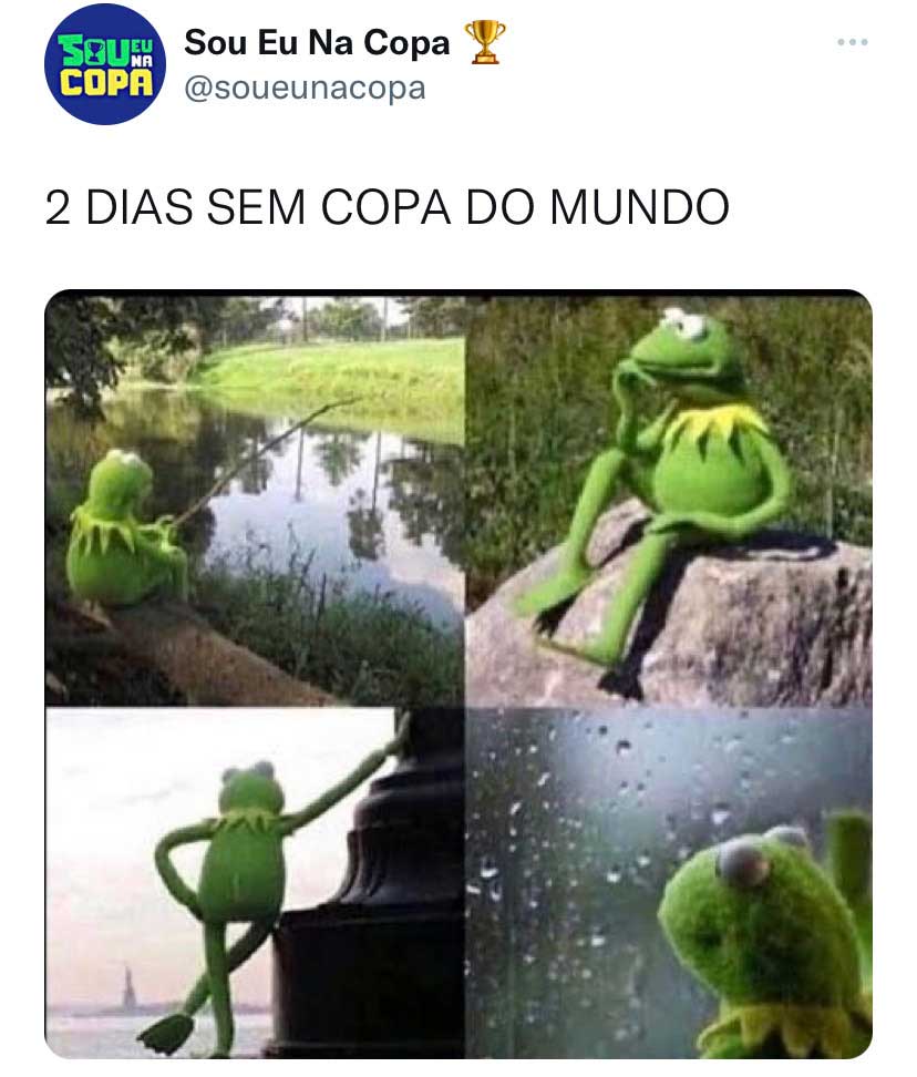 Primeiro dia sem jogos na Copa: memes sobre abstinência invadem a internet  - Superesportes