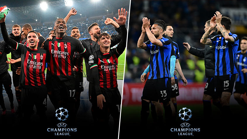 uefa campeões liga 2023 semifinal entre milão versus inter Milão