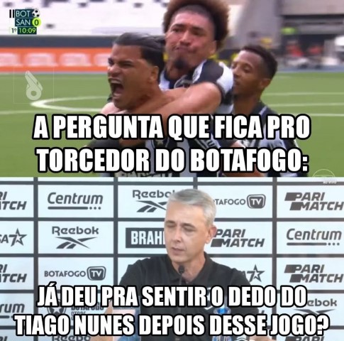 Hoje não, hoje não, hoje sim… os memes do empate do Botafogo com o Santos