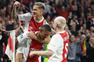 Ajax x Borussia Dortmund - Antony e Sebastien Haller