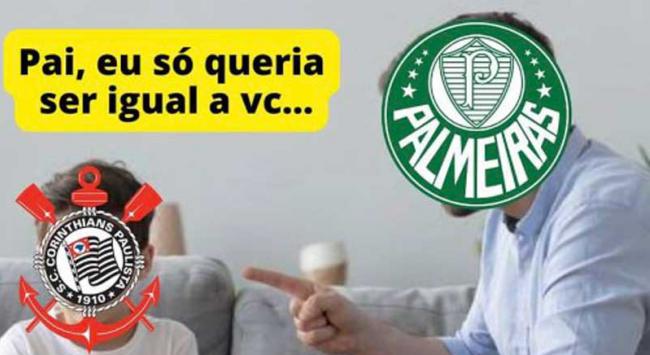 Meme: Corinthians x Palmeiras