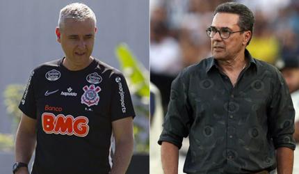 Tiago Nunes e Vanderlei Luxemburgo