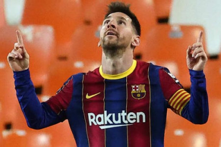Valencia x Barcelona - Messi