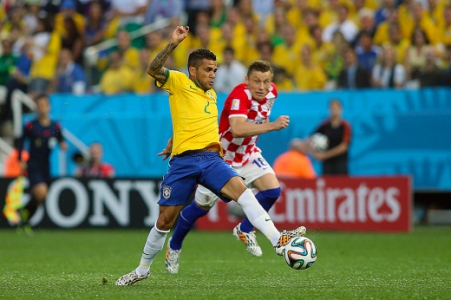 Daniel Alves - Brasil x Croácia (Foto: Eduardo Viana/ LANCE!Press)