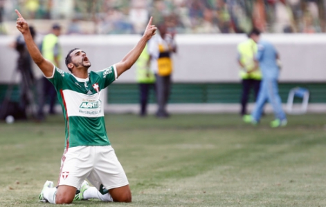 Henrique faz o primeiro gol do Allianz Parque (Miguel Schincariol/LANCE!Press)