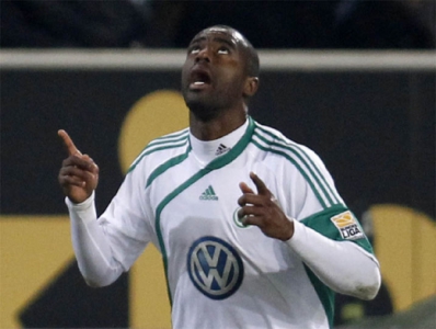 Grafite fez história com a camisa do Wolfsburg, seu clube entre 2007 e 2011 (Foto: Ina Fassbender)