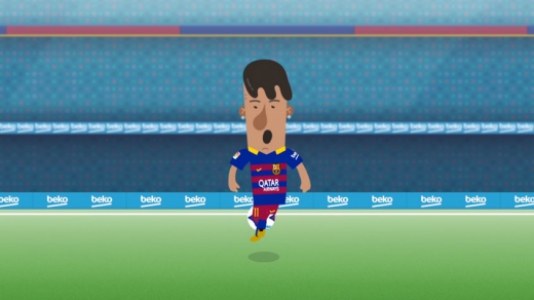 Barcelona ganha animação de jogadores (Reprodução)