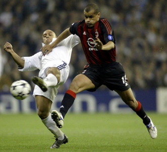 Rivaldo faturou sua única Liga dos Campeões pelo Milan, no ano de 2003
