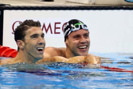 Rio 2016 - Natação - Michael Phelps e Thiago Pereira