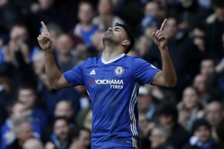 Chelsea x West Bromwich - Diego Costa