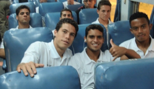 Hernanes e Jean durante excursão do São Paulo para a Índia, em 2007