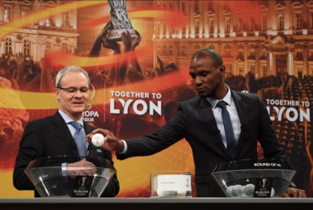 Giorgio Marchetti e Eric Abidal - Liga Europa
