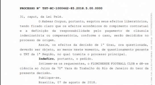 Decisão recurso Scarpa