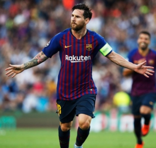 Messi - Barcelona x PSV