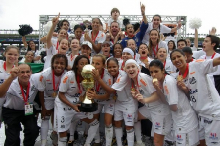 Santos bicampeão da Libertadores feminina em 2010