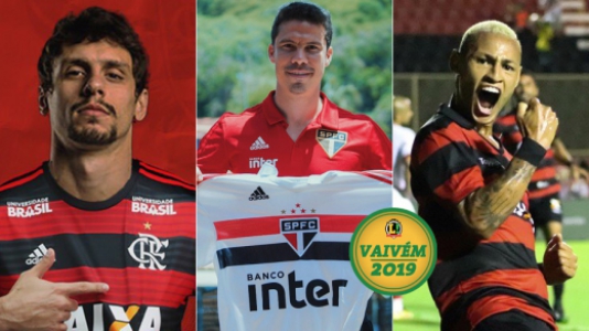 Rodrigo Caio, Hernanes, Neilton VAIVÉM