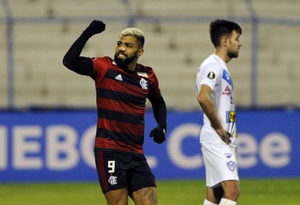 San José x Flamengo Gabigol