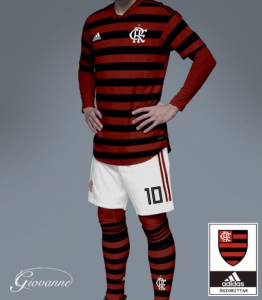 Desenho - camisa do Flamengo