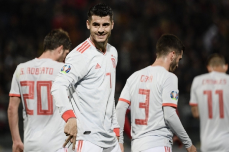 Malta x Espanha - Morata