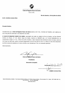 Processo Andrés Ríos - Vasco