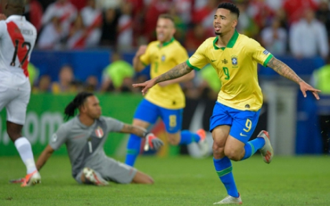 Brasil x Peru - Comemoração