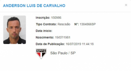 Rescisão de Nenê