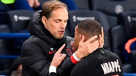 Mbappé e Tuchel - PSG