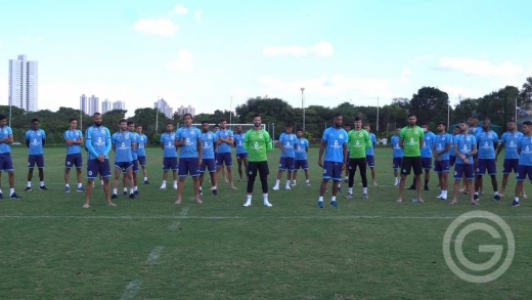 Jogadores do Goiás paralisação coronavírus