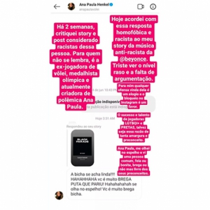 Print Ana Paula Henkel Racista