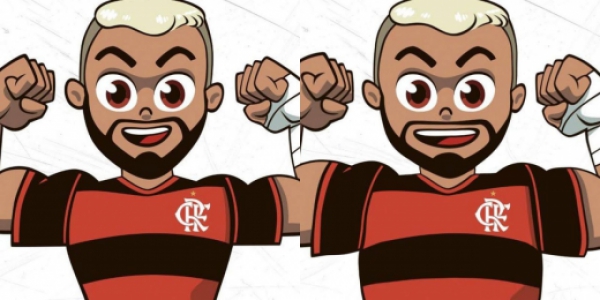 Sósia 'imita' personagem kids do Gabigol