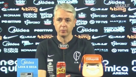 Tiago Nunes - Coletiva Corinthians