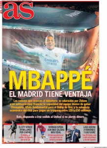 Capa do "As" - Mbappé