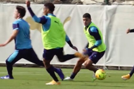 Luis Henrique - treino Olympique de Marselha