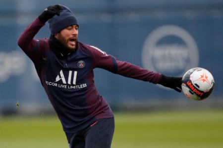 Neymar - PSG - Treino