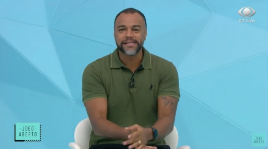 Denílson durante o 'Jogo Aberto'