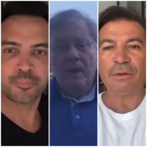 Falcão, Milton Neves e Luizão FGV