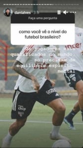 Daniel Alves - Instagram