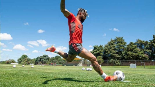Treino Flamengo - Gabigol