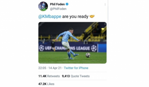 Twitter Phil Foden