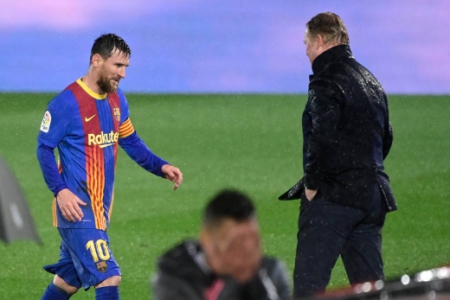 Messi e Koeman - Barcelona