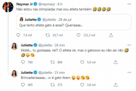 Neymar e Juliette